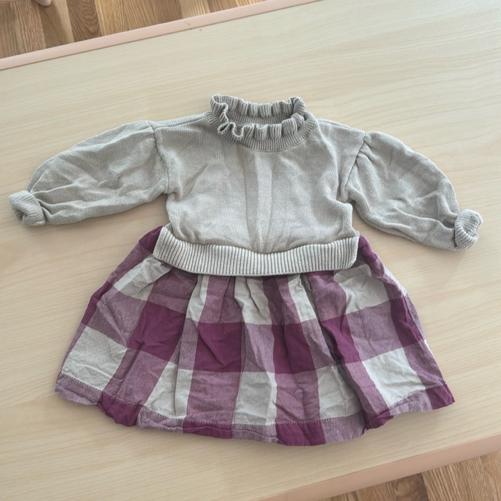 gap fall dress 12-18mo